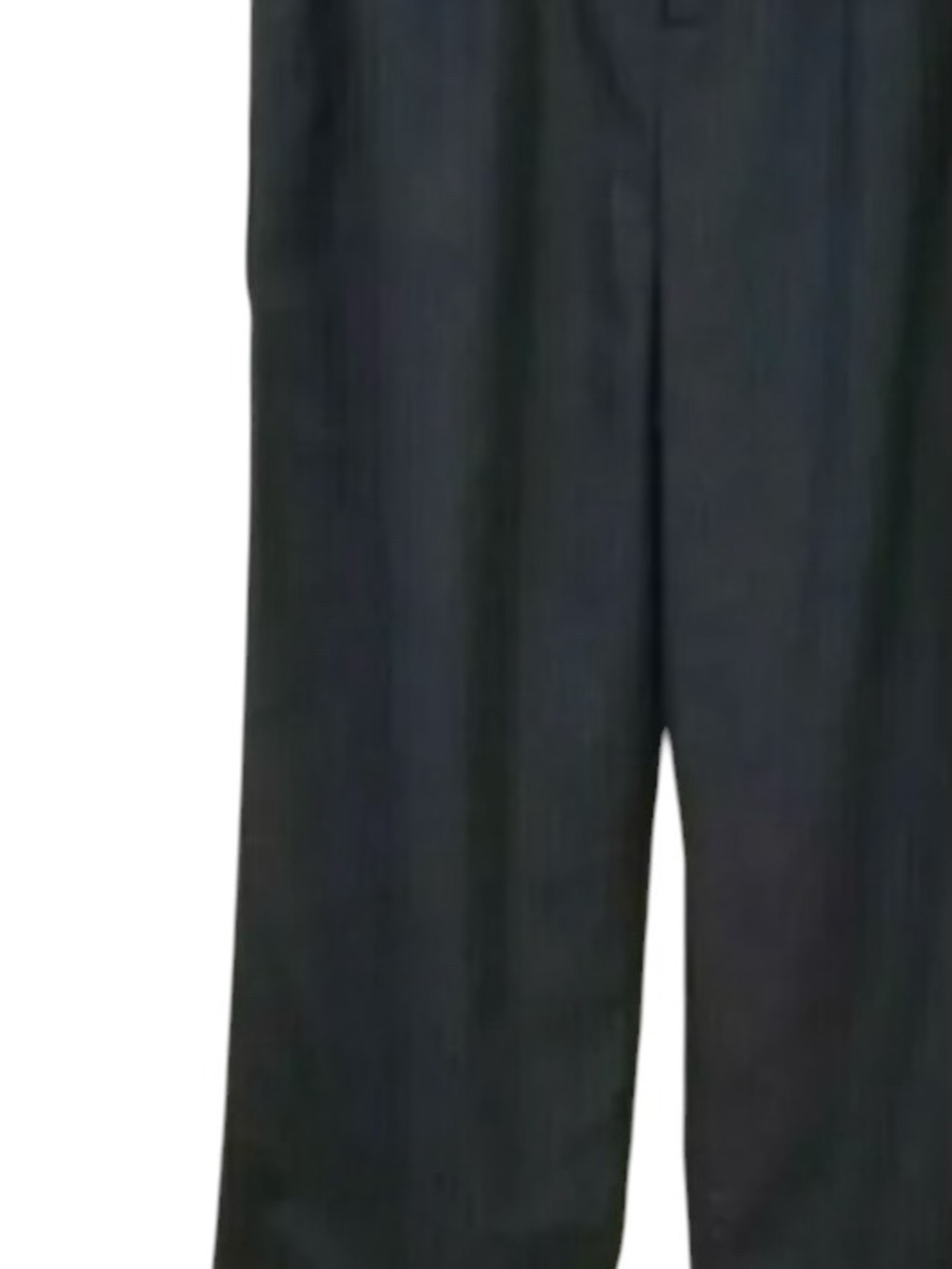 JustFab Black High-Waist Wide-Leg Trousers - Picture 3 of 6